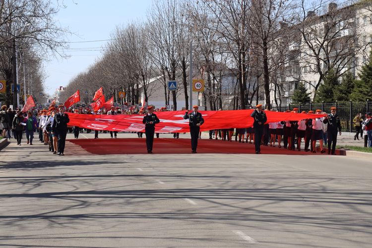 Личный состав Управления Росгвардии по Еврейской автономной области присоединился к акции «Бессмертный полк»