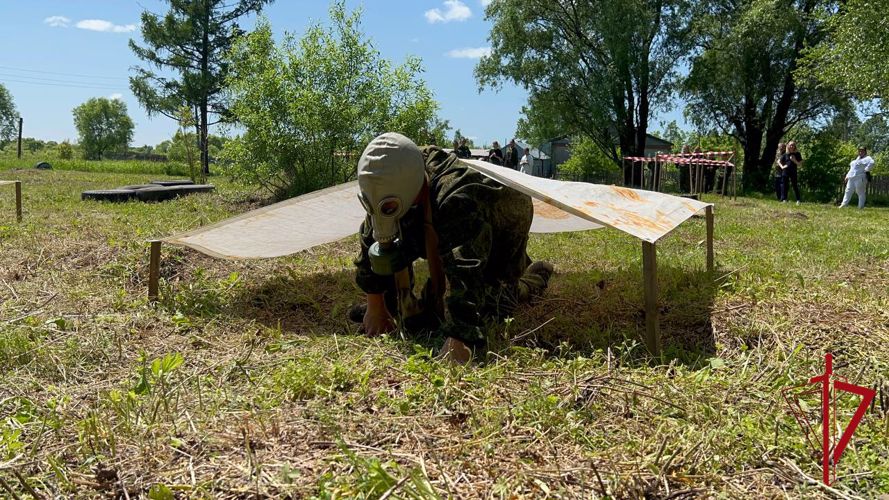 Сотрудники Управления Росгвардии по ЕАО приняли участие в судействе военно-спортивной эстафете «Поле Куликово»