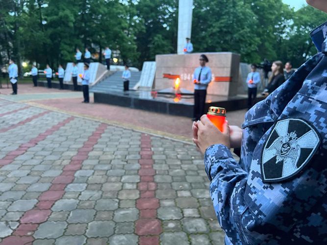 Сотрудники и военнослужащие Управления Росгвардии по ЕАО присоединились к общероссийской акции «Завтра была война»