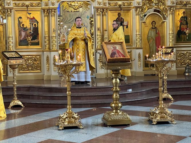 В Биробиджане состоялся молебен для сотрудников и военнослужащих Росгвардии 