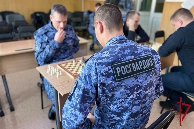В Росгвардии ЕАО определили лучших шахматистов