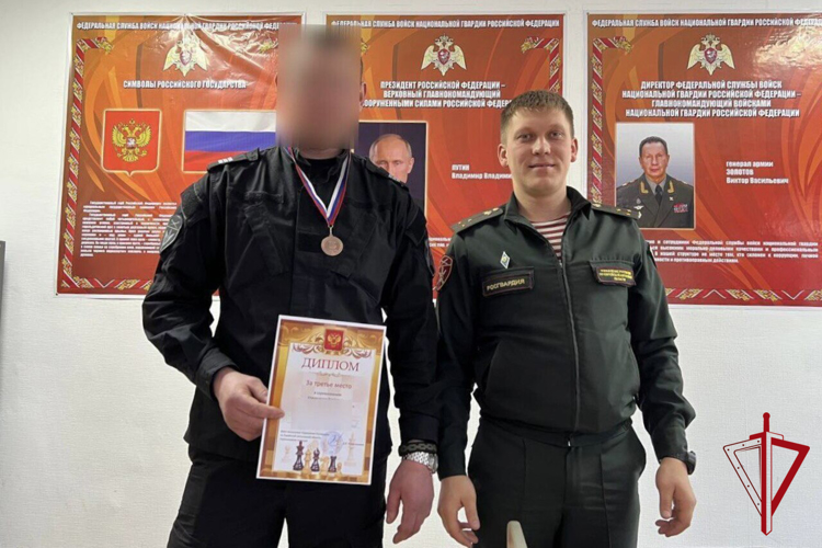 В Росгвардии ЕАО определили лучших шахматистов