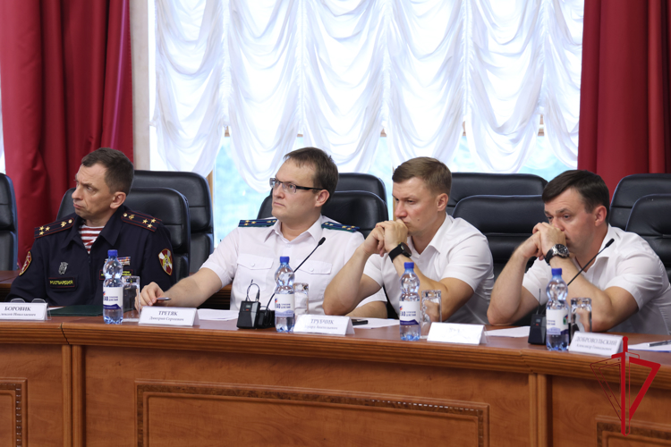 Врио начальника Управления Росгвардии по ЕАО принял участие в Координационном совещании по вопросам подготовки к Единому дню голосования в области