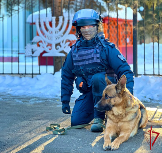 Росгвардия успешно выполнила свои задачи в Биробиджане в период новогодних каникул