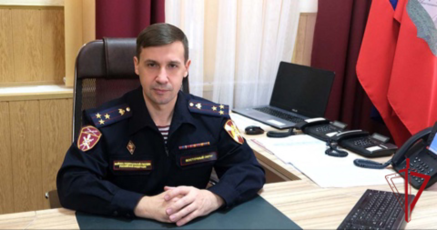 Личному составу Управления Росгвардии по Еврейской автономной области представили нового руководителя