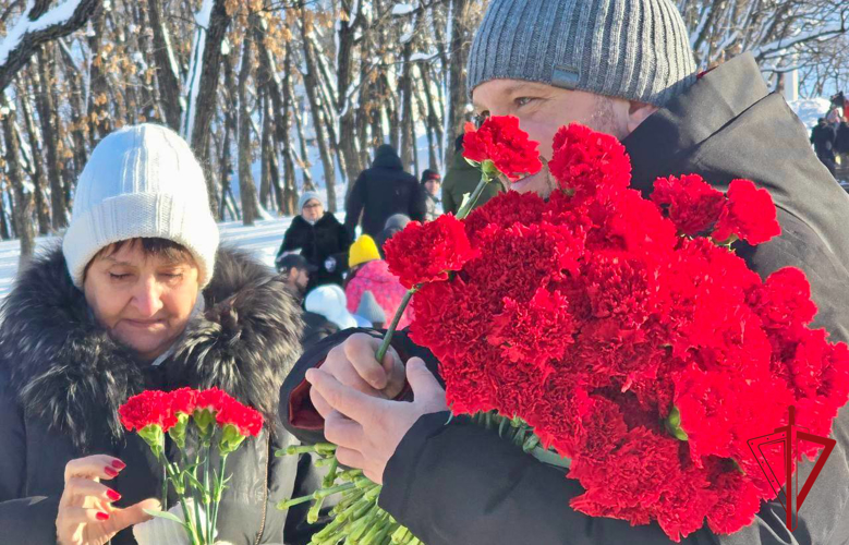 Росгвардейцы приняли участие в мероприятиях, посвященных 103-й годовщине Волочаевского сражения