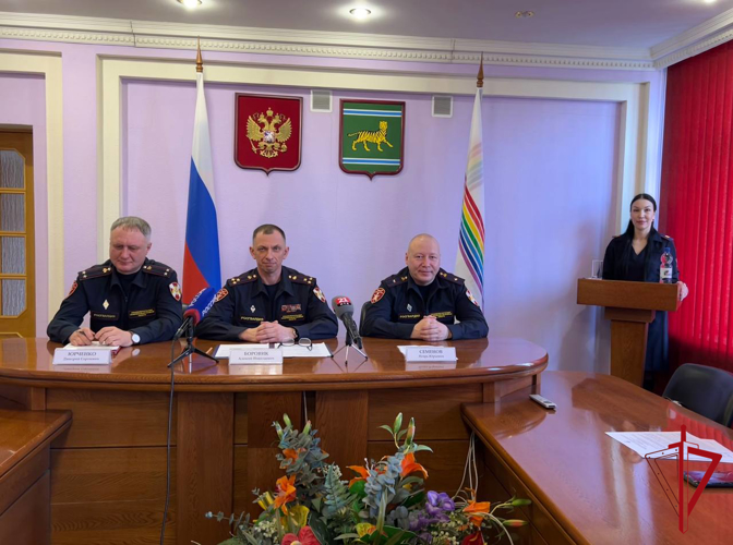 Пресс-конференция ко Дню образования Росгвардии прошла в Биробиджане