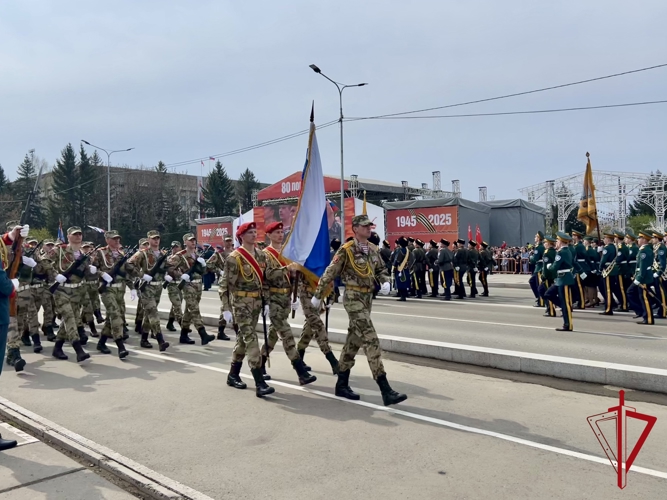 Войска Восточного округа войск национальной гвардии России отметили 80-ю годовщину Победы