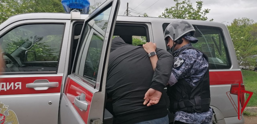Гражданин, осуществивший наезд на объект инфраструктуры, задержан росгвардейцами ЕАО