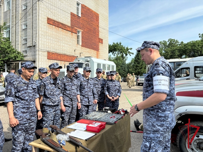 В подразделениях Управления Росгвардии по Еврейской автономной области начался новый учебный период