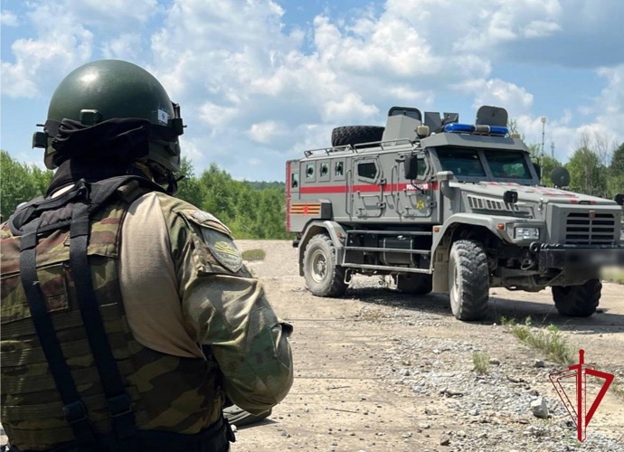 В Еврейской автономии при участии Росгвардии прошло межведомственное антитеррористическое учение