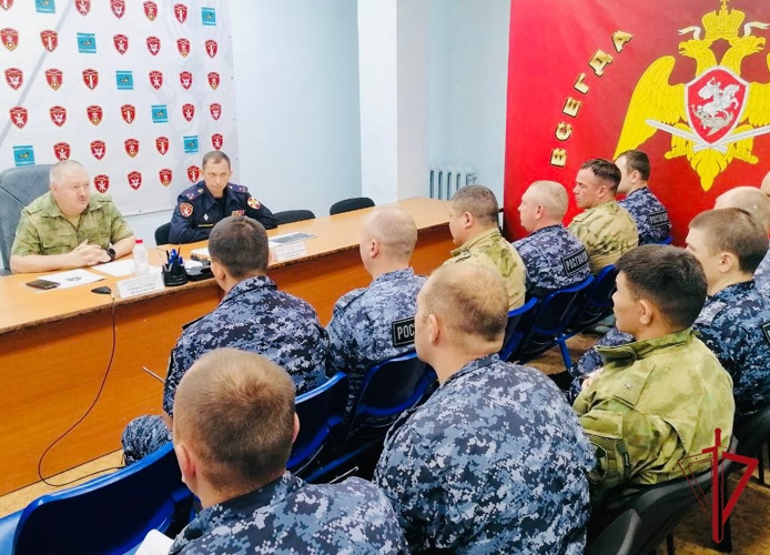 Заместитель командующего Восточным округом Росгвардии  с рабочим визитом посетил подразделения ведомства в ЕАО