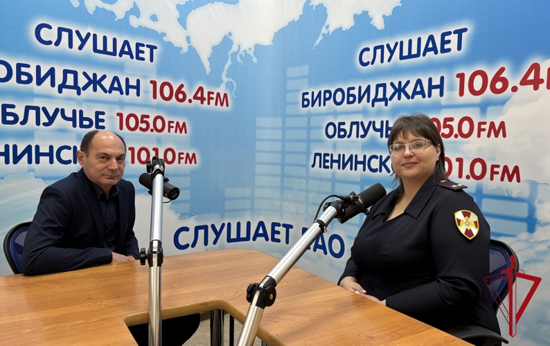 О преимуществах службы в Росгвардии и поступлении в ВУЗы ведомства рассказала начальник отдела кадров Управления Росгвардии по ЕАО