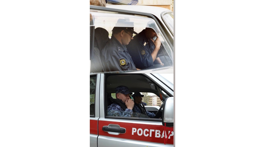 Росгвардейцы присоединились к акции, посвящённой 73-й годовщине вневедомственной охраны в Биробиджане