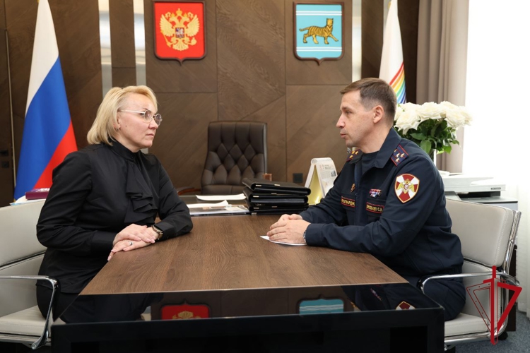 Губернатор обсудил вопросы обеспечения безопасности с руководителем Росгвардии по ЕАО
