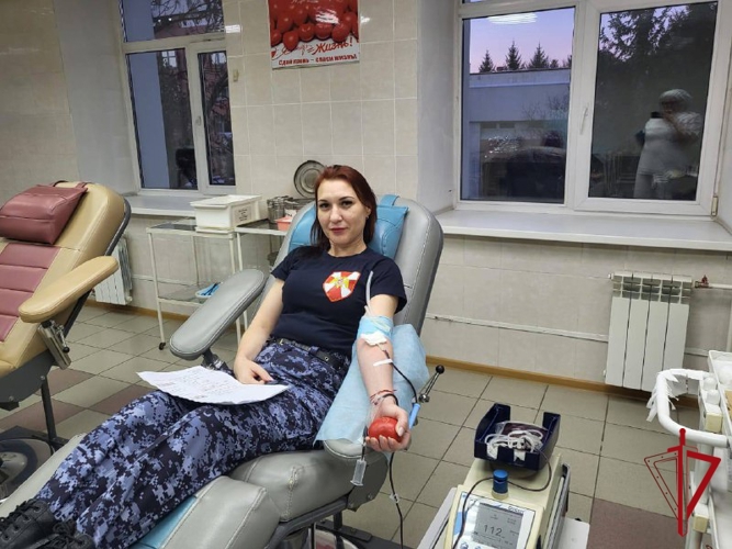 Донорская акция сотрудников Росгвардии обеспечила дополнительные резервы крови в ЕАО