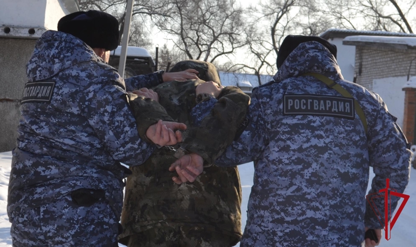 Росгвардия оперативно задержала подозреваемого в краже из магазина в Биробиджане 