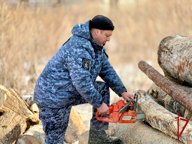 Помощь семьям и воспитание патриотов в рамках акции «10 добрых дел» Управления Росгвардии по Еврейской автономной области
