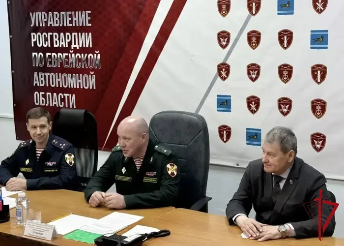 Заместитель командующего Восточным округом Росгвардии посетил Биробиджан 