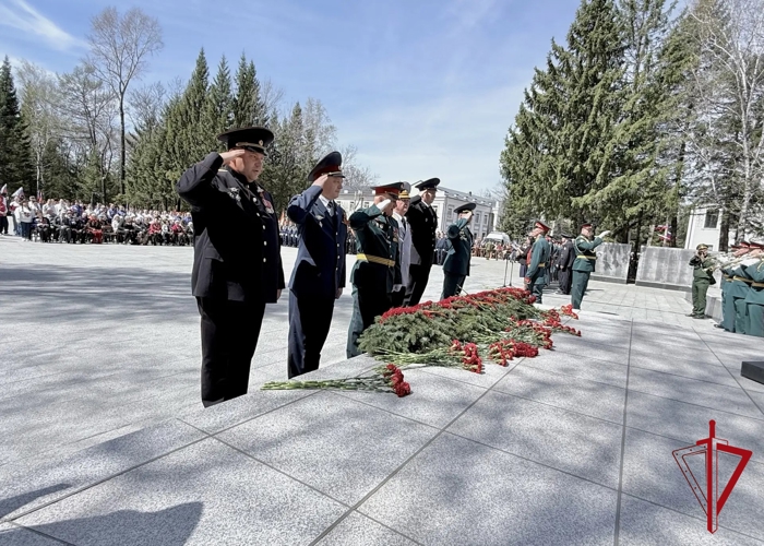 Личный состав Росгвардии ЕАО принял участие в параде к 81‑й годовщине Победы в Биробиджане