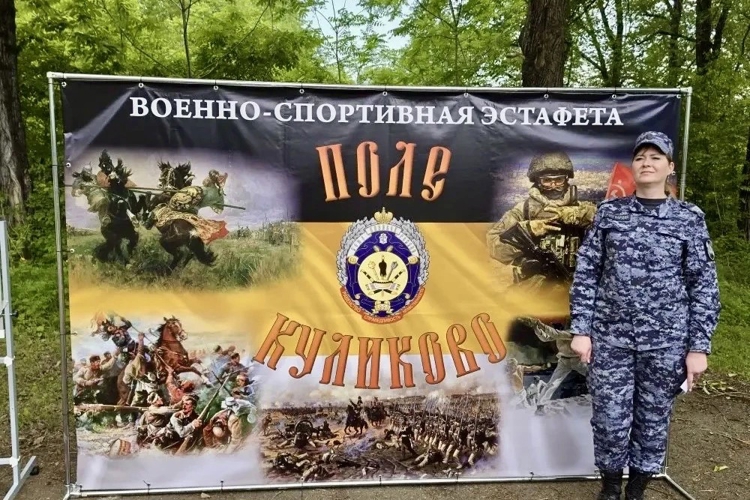 Росгвардейцы провели военно‑спортивную эстафету для школьников в рамках акции «Каникулы с Росгвардией»